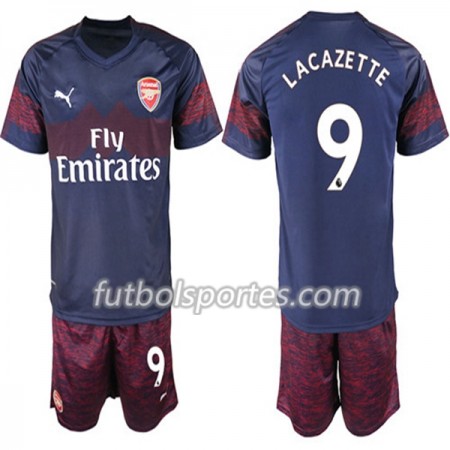 Camisetas Arsenal Alexandre Lacazette 9 Niño Segunda Equipacion 2018/2019